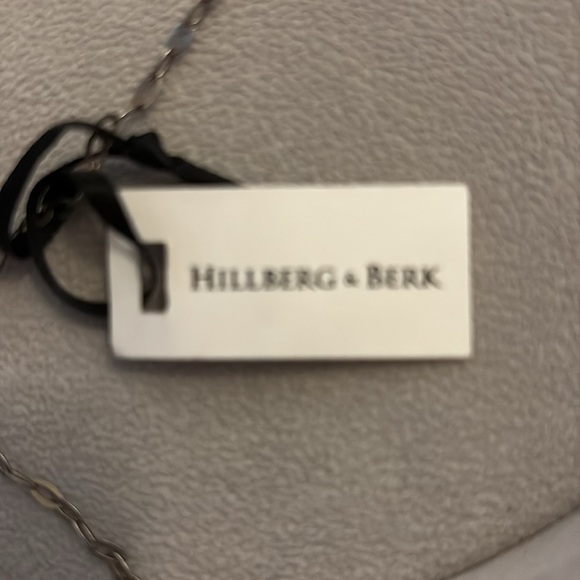 Hillberg & Berk Silver Necklace with Blue Pendant - Picture 2 of 3
